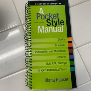 A pocket style manual fifth edition Diana Hacker